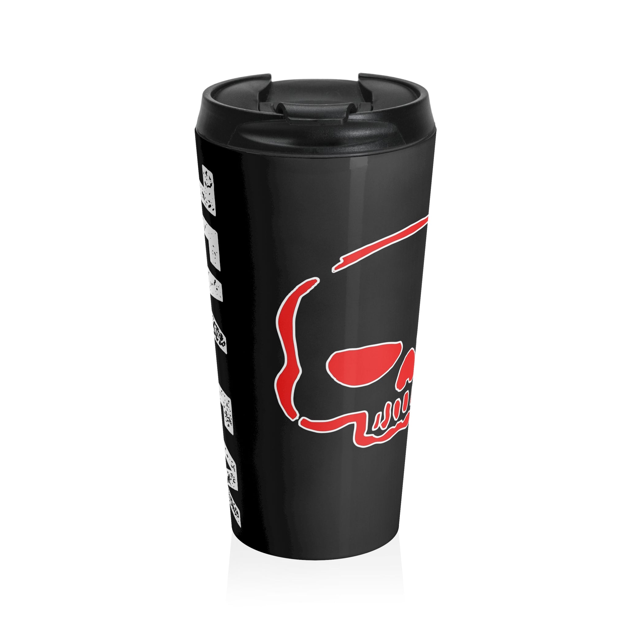 Travel Mug - Jem F/X Motorsports Skull and Distressed Logo