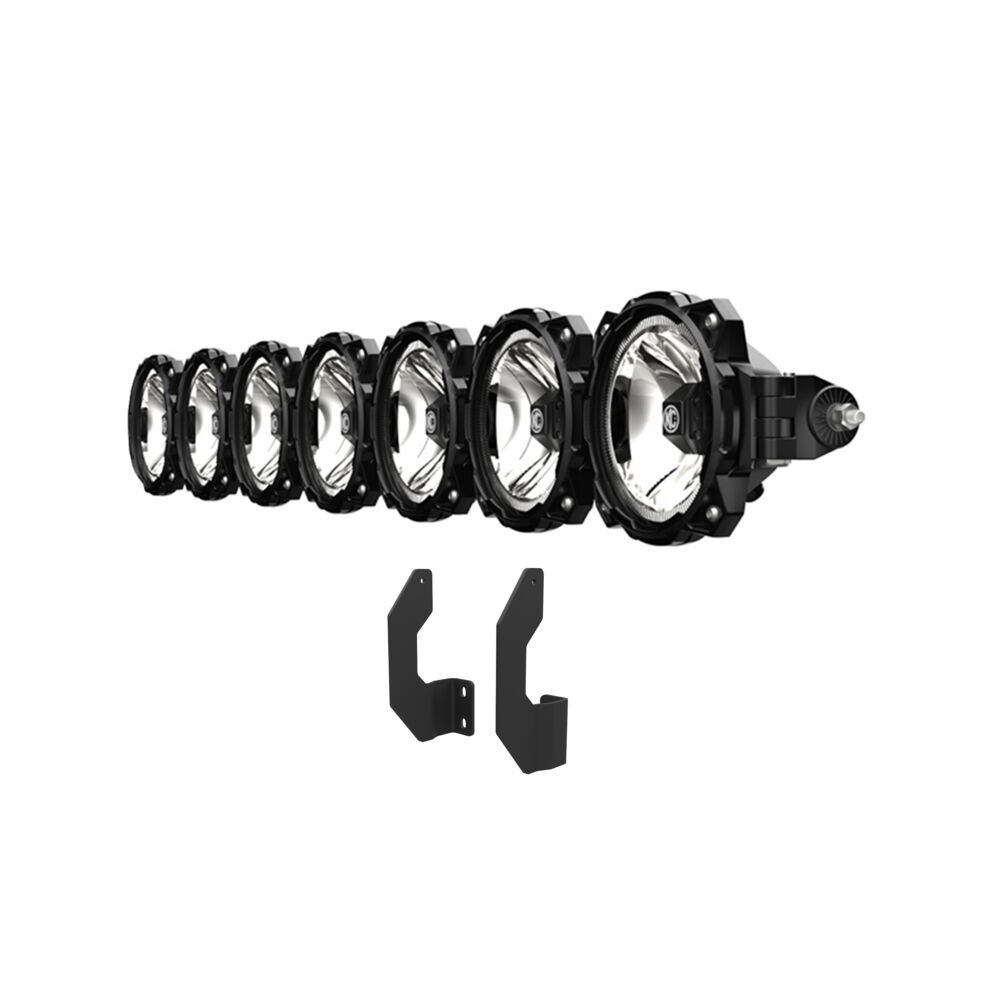 KC HiLiTES Gravity LED Pro6 Light Bar Kit 2011-2016 Ford Super Duty