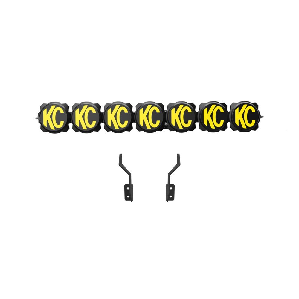 KC HiLiTES Gravity LED Pro6 Light Bar Kit 17-24 Ford Super Duty
