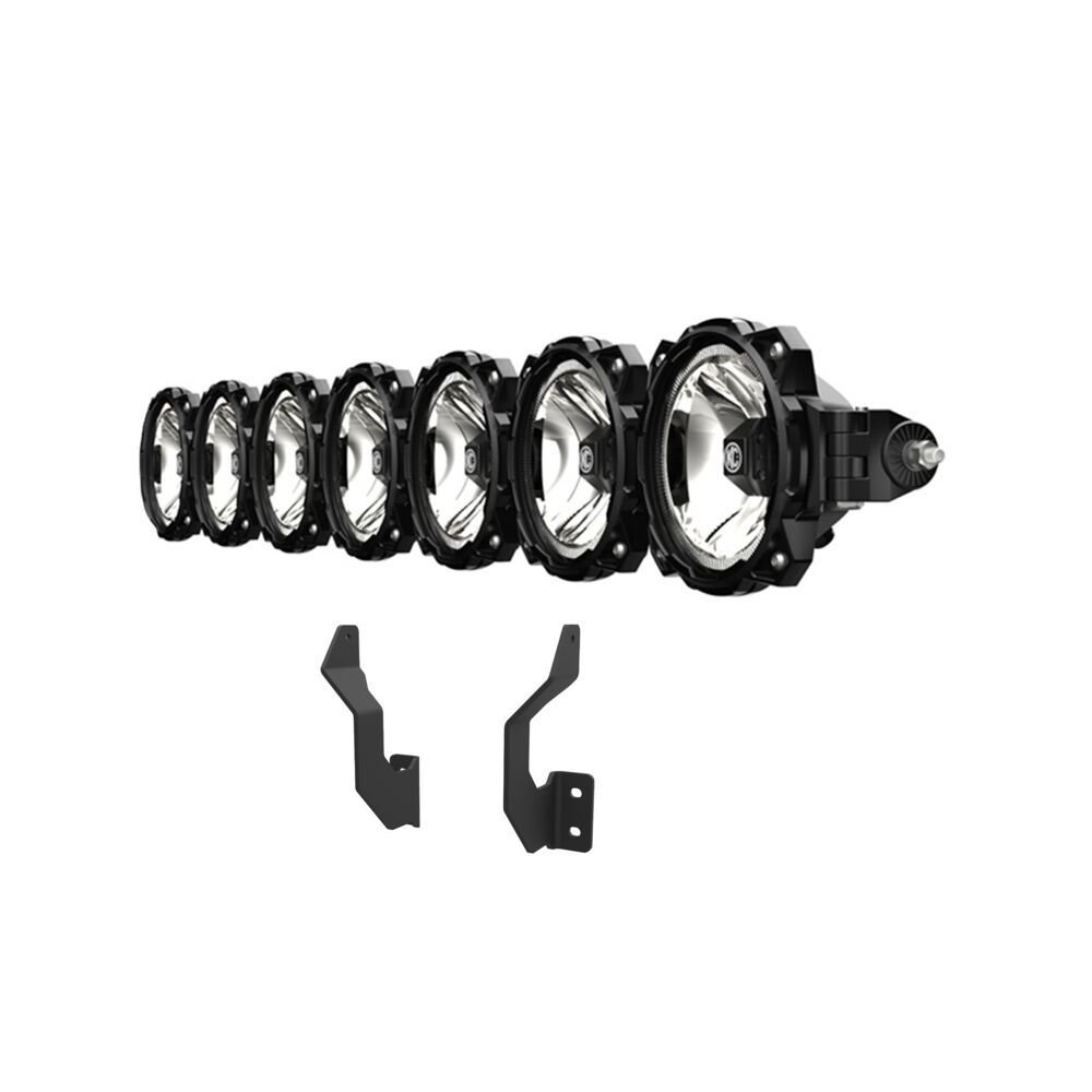 KC HiLiTES Gravity LED Pro6 Light Bar Kit 17-24 Ford Super Duty