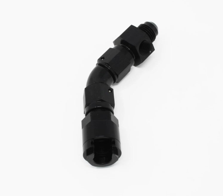 Adapter Kit 45-Deg 3/8 Female Quick Con. to 6an