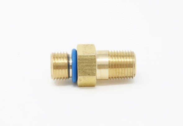 Adapter 10mm x 1.0 Male to 1/8-MNPT Brass