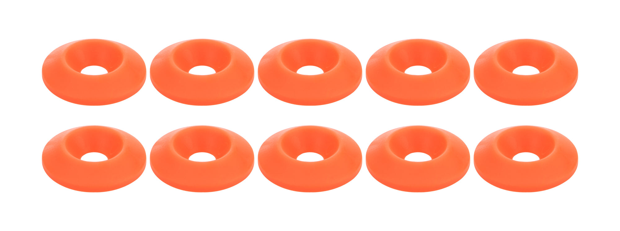 Countersunk Washer Fluorescent Orange 10pk