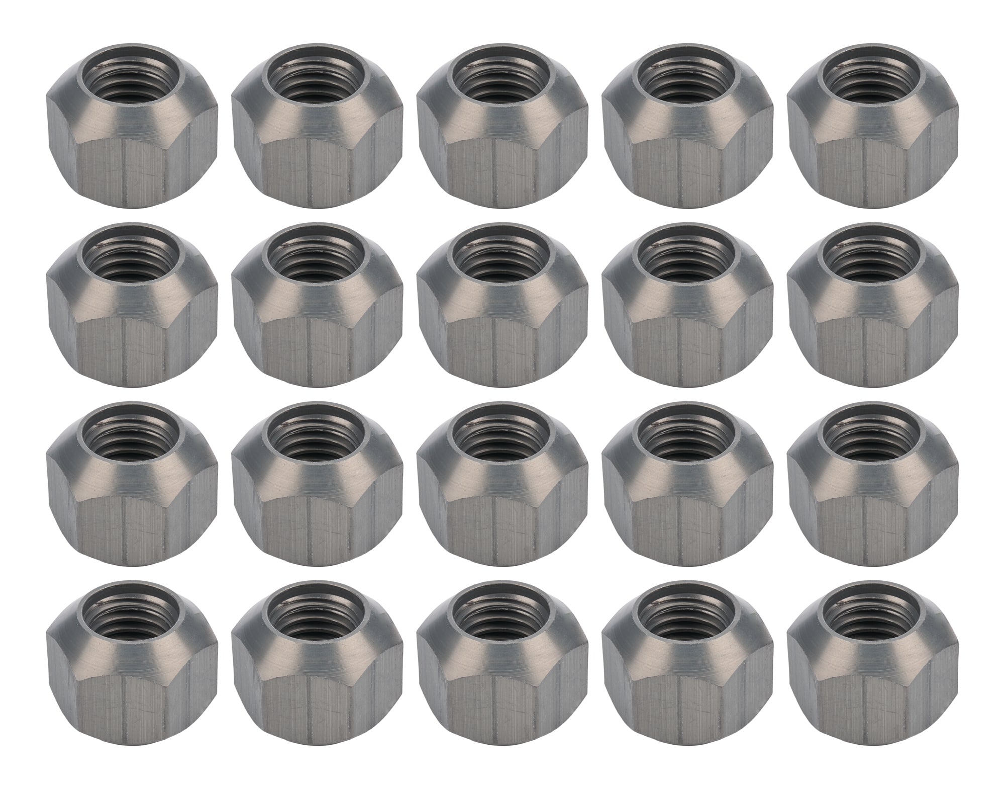 Lug Nuts 5/8-11 Alum HC Dbl Chamfer 20pk