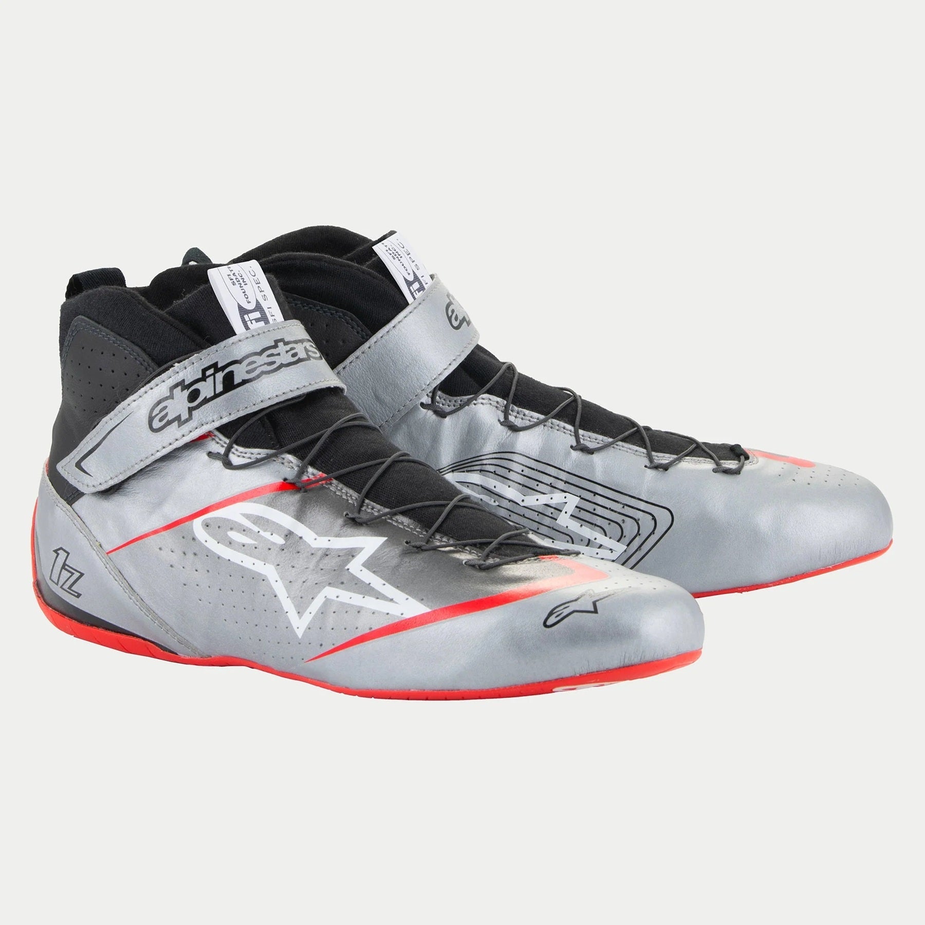 Shoe Tech-1Z V3 Silver / Red Size 9