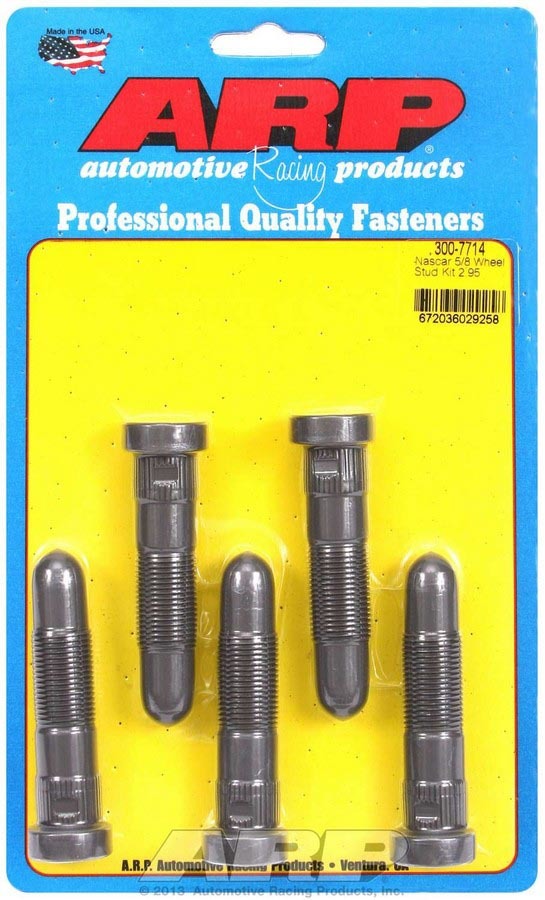 5/8-18 NASCAR Wheel Stud Kit 5pk