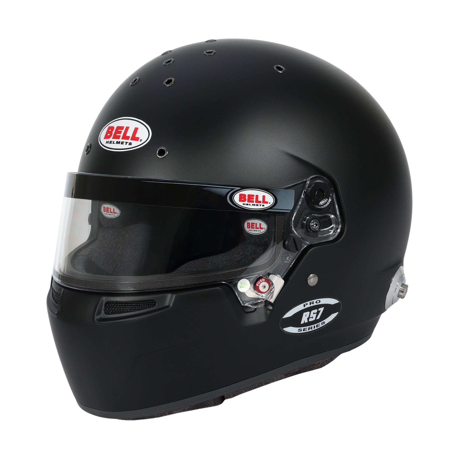 HELMET RS7 7-1/8 FLAT BLACK SA2025 FIA8859