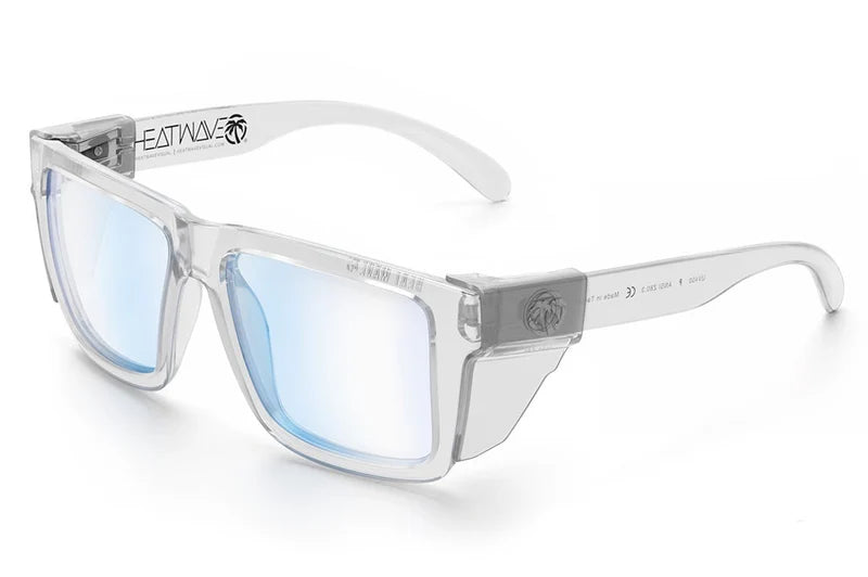 XL VISE Z87 Sunglasses Vapor Clear Frame: Blue Light Blocking