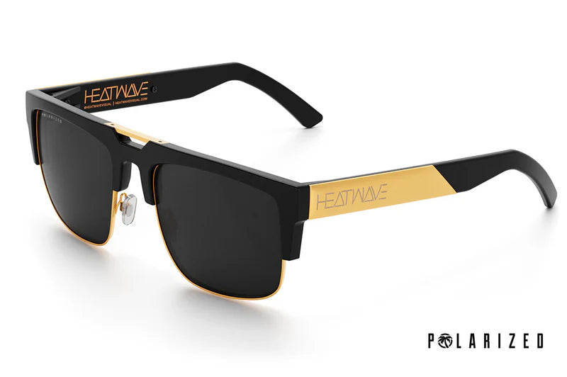 HEATWAVE VISUAL Interceptor 2.0 Sunglasses: BLACK/GOLD