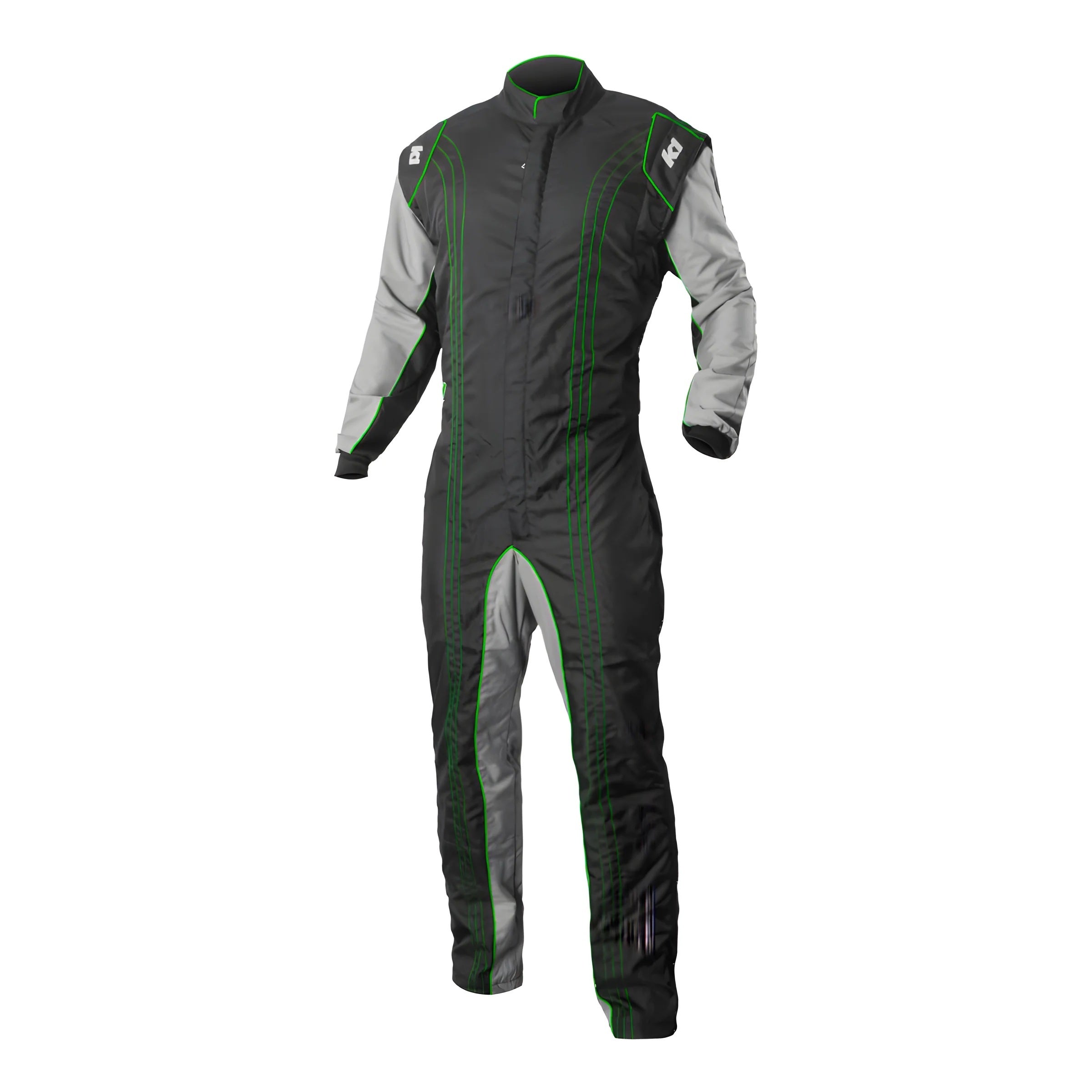 Suit Karting GK2 Youth 2X-Small Black/Green