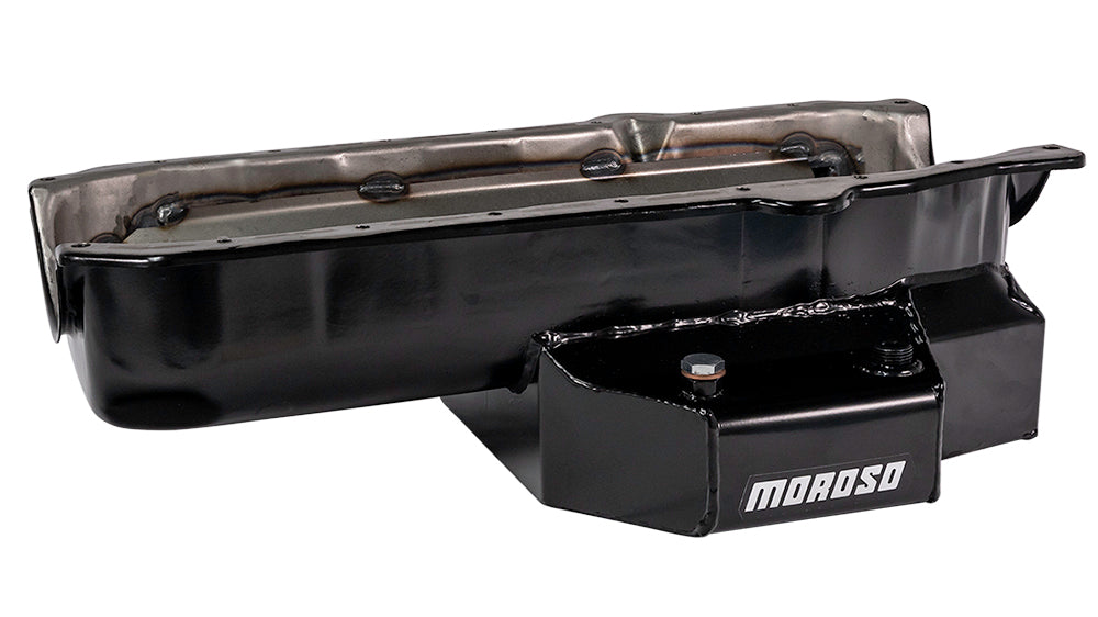 SBC C/T Oil Pan - RH Dipstick