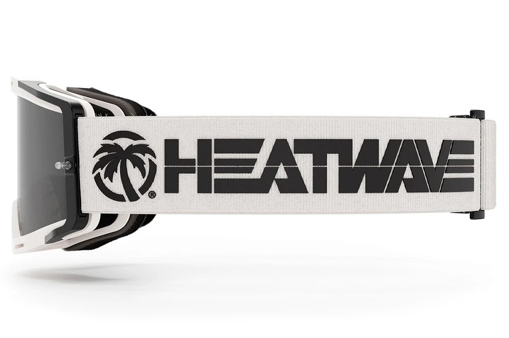 HEATWAVE VISUAL MXG-250 Moto Goggle - Billboard Icon WHITE/PHOTOCHROMIC