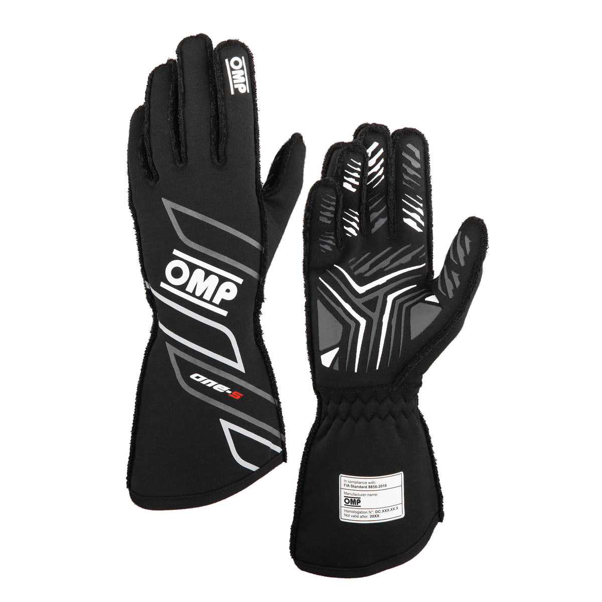 ONE-S GLOVES my2025 FIA 8856-2018 BLACK SZ. M