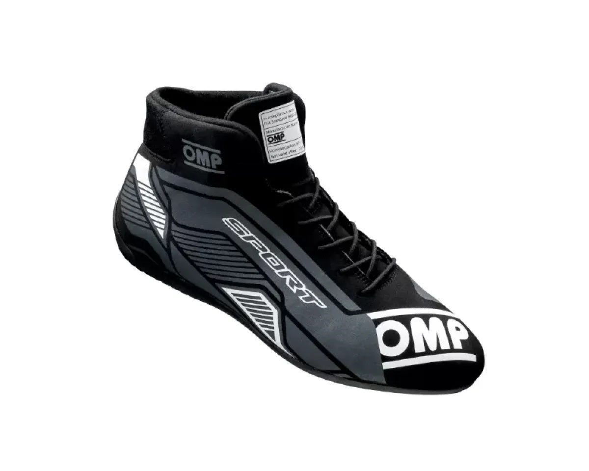 OMP SPORT SHOES FIA 8856 -2018 BLACK / WHITE SZ.