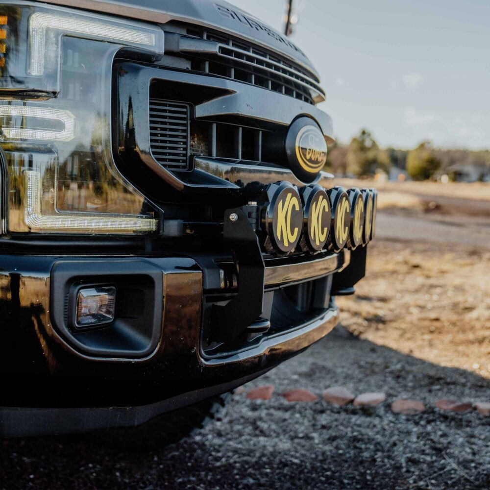 KC HiLiTES Gravity LED Pro6 Light Bar Kit 17-24 Ford Super Duty