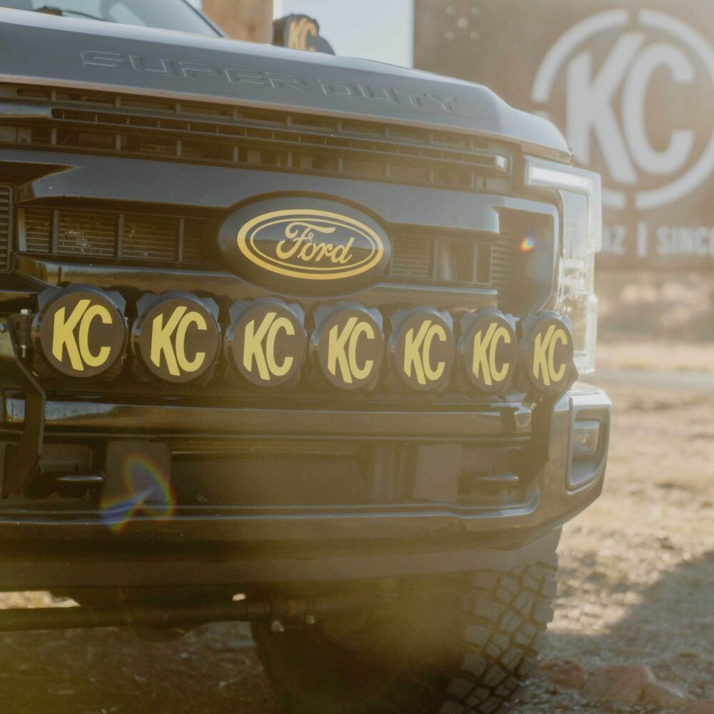 KC HiLiTES Gravity LED Pro6 Light Bar Kit 17-24 Ford Super Duty
