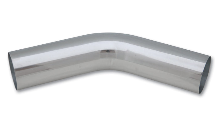 Tubing 45 Degree Elbow Aluminum Polished 5in