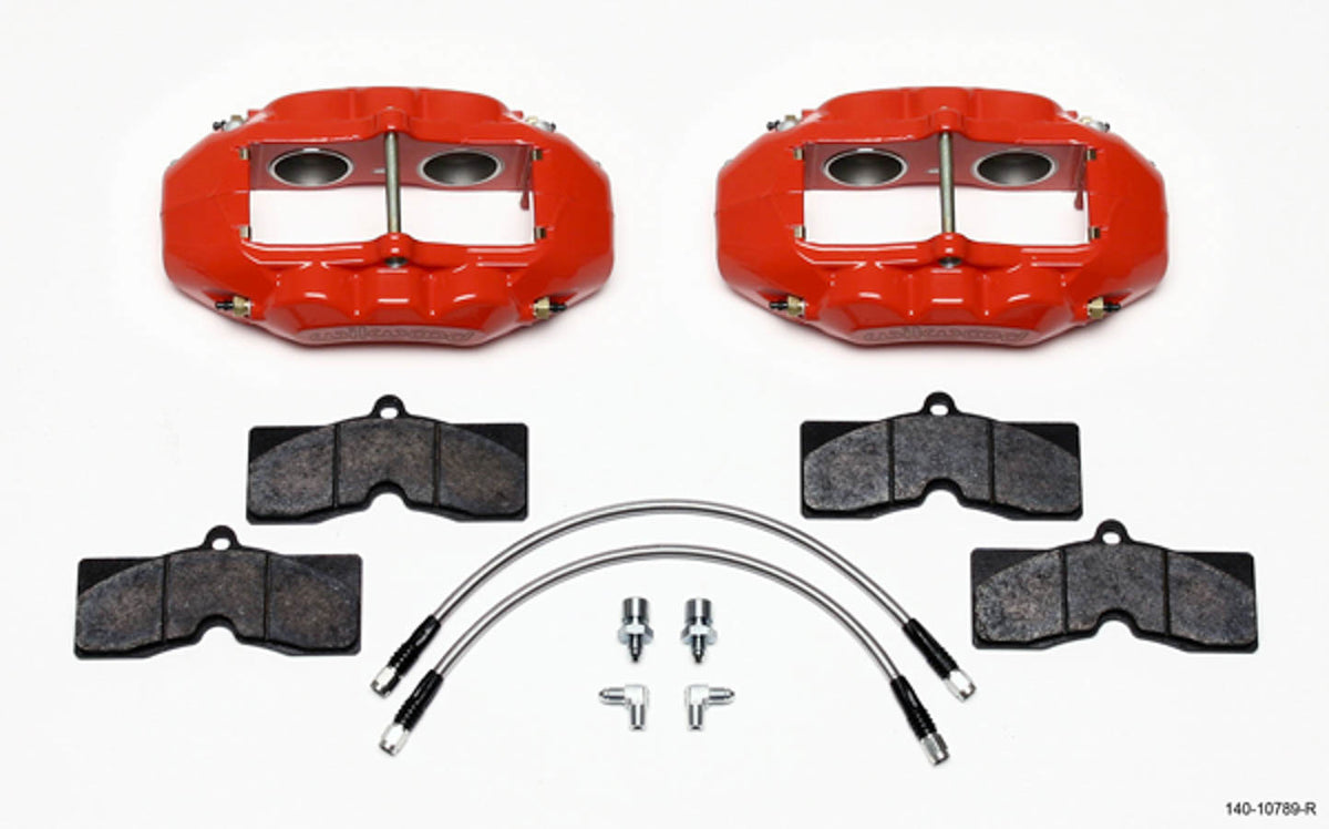 Front Brake Kit 65-82 Corvetee Red