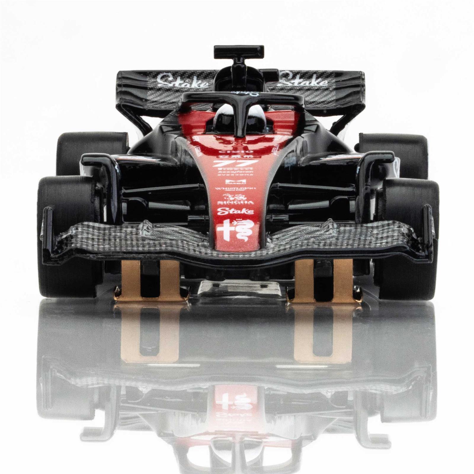 AFX Racing Alfa Romeo F1 FY-77 Black/Red Mega G+ HO Slot Cars 22083