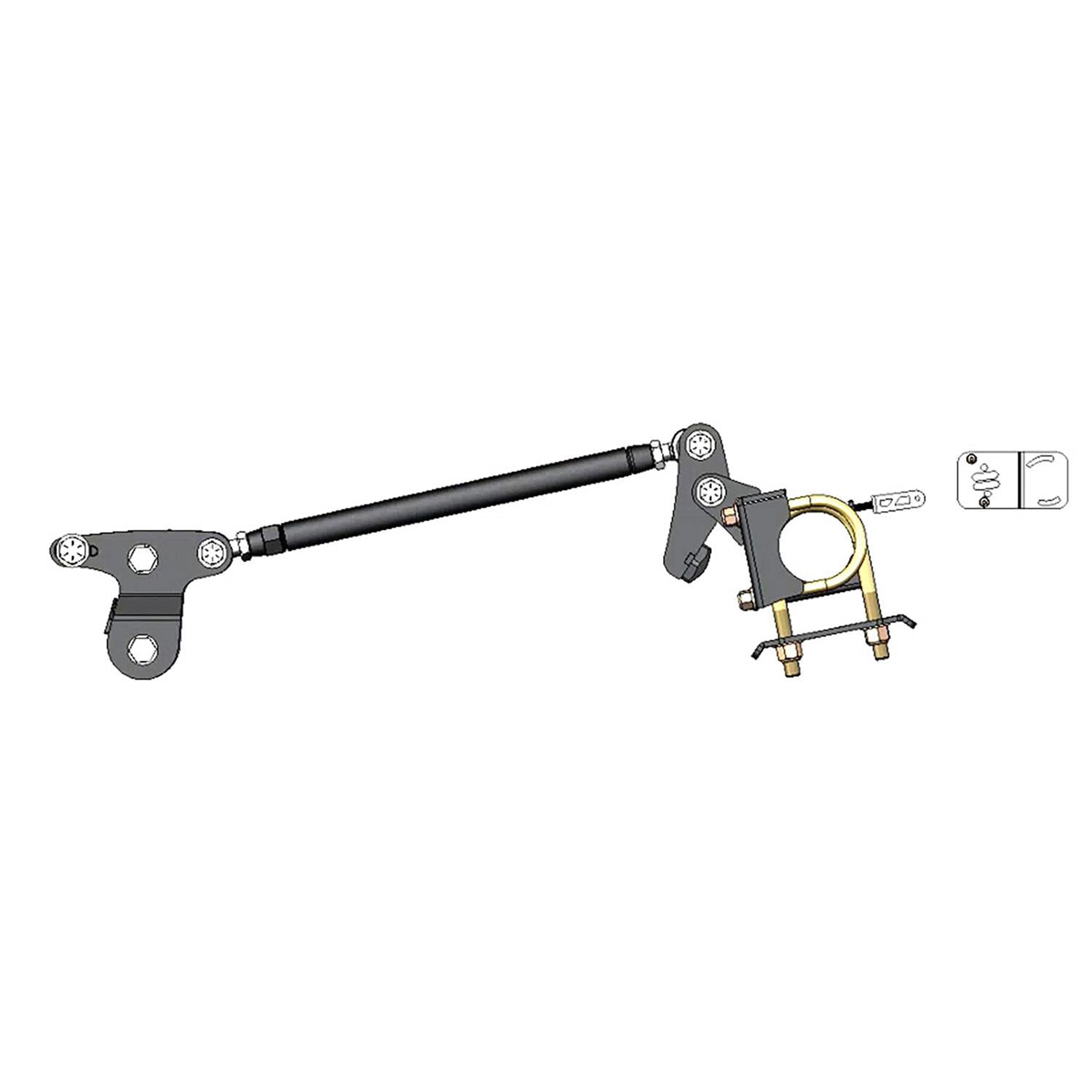 Traction Bar Kit | 2015-2025 F-150 2WD/4WD with Ridetech Lowering System