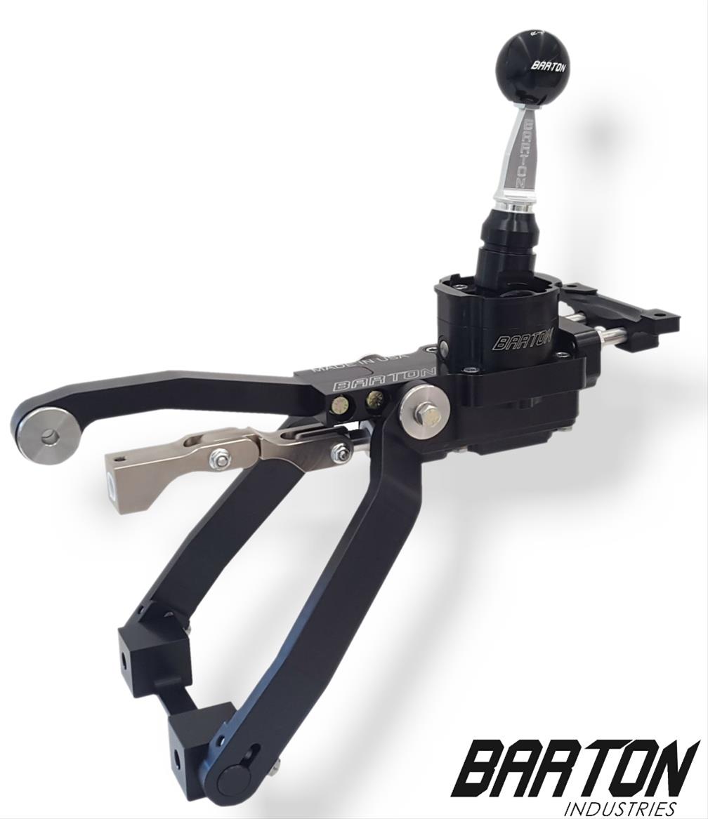 BARTON HYBRID 3 Shifter w/ Flat Stick and Ball. Fits 11-14 Mustang