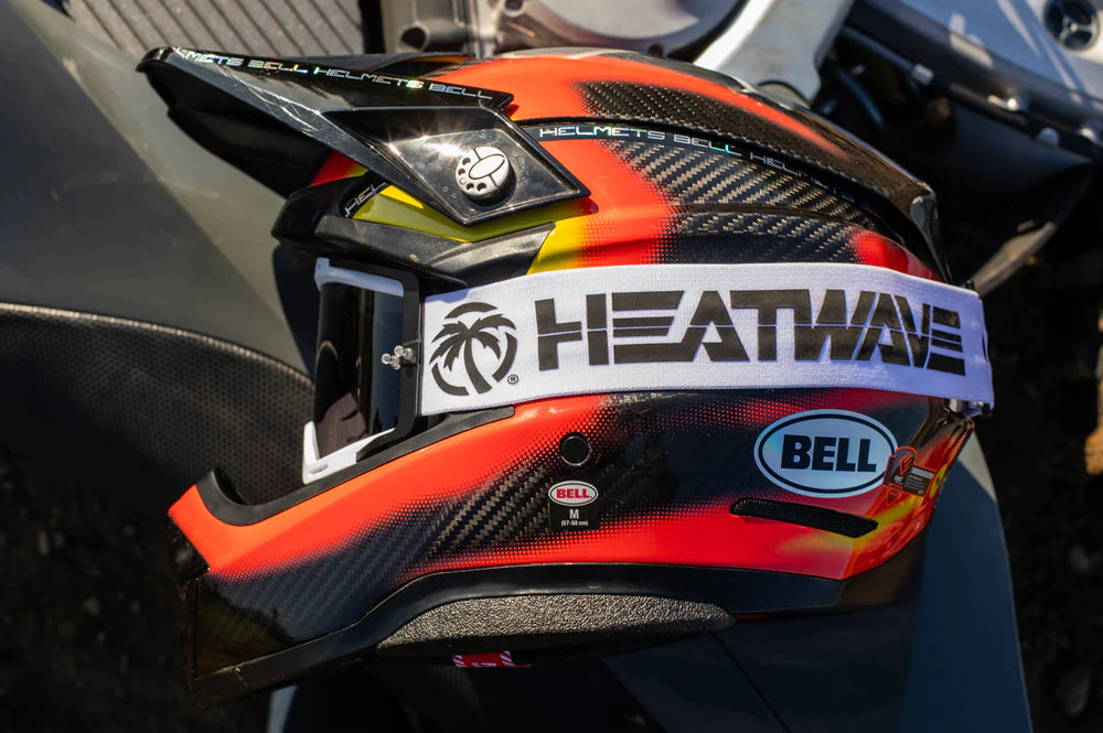 HEATWAVE VISUAL MXG-250 Moto Goggle - Billboard Icon WHITE/PHOTOCHROMIC