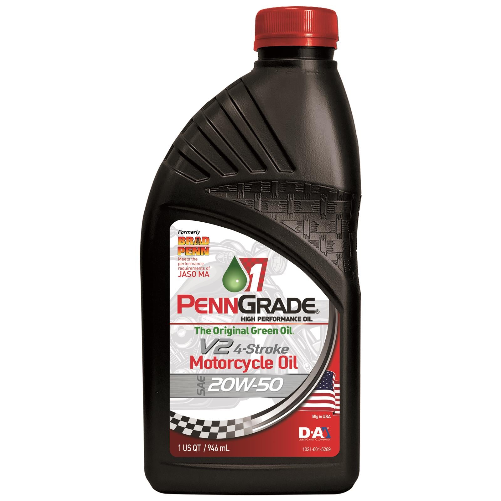 20W50 PennGrade 1 V2 4-Stroke Motorcycle Oil 71576