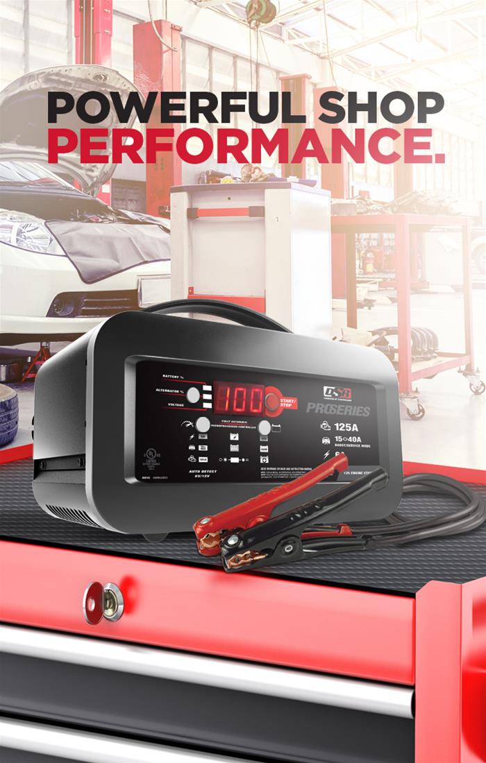 Schumacher Electric 125A ProSeries Battery Charger/Engine Starter