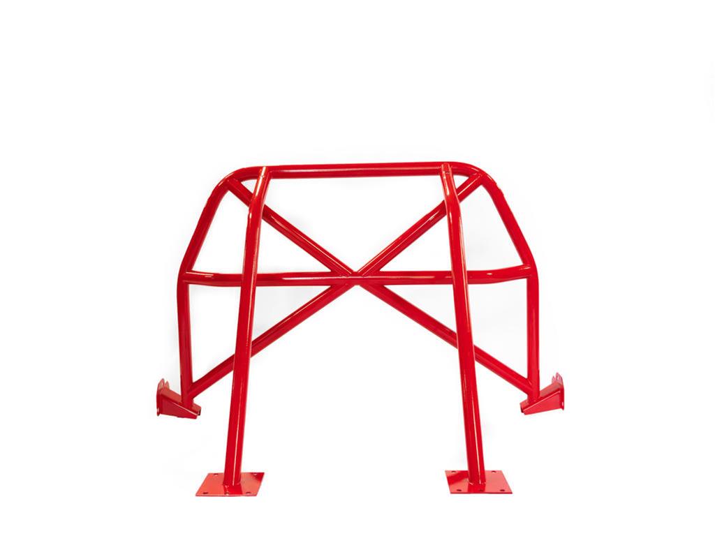 Fathouse Performance FAB 4-Point Bolt-in Roll Bars FP-S550-RB-RED