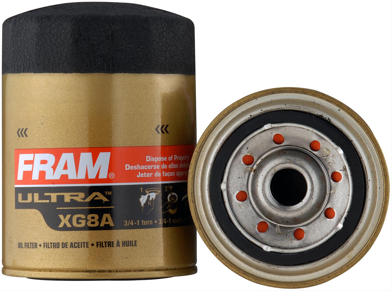Fram Xtended Guard Oil Filters XG8A