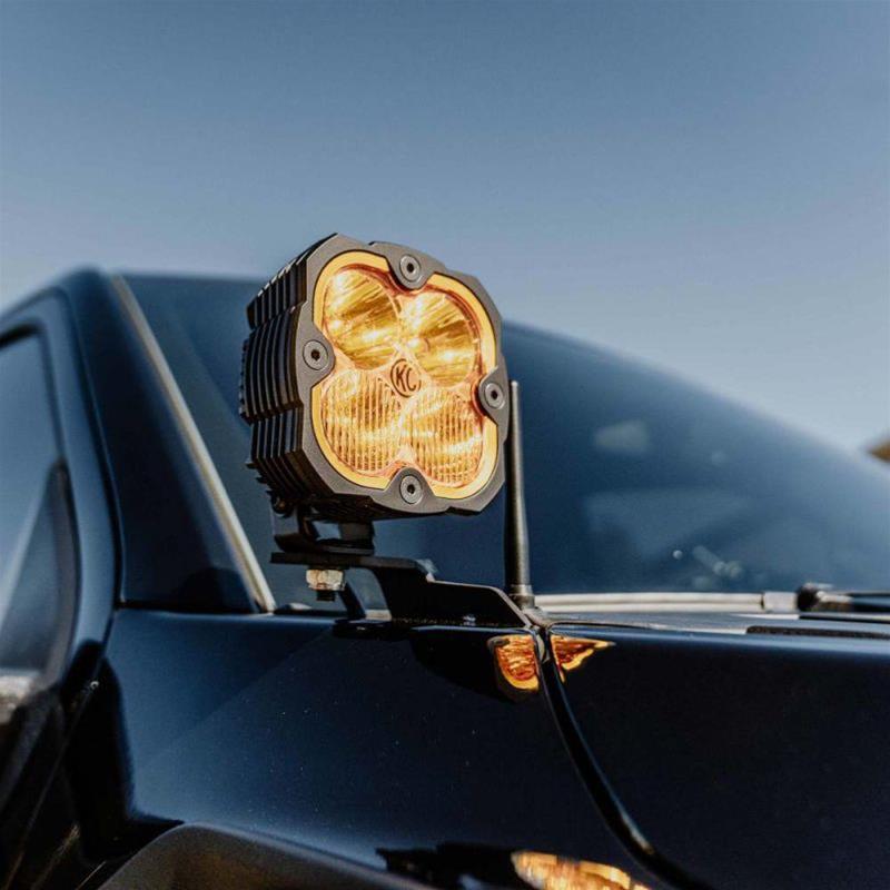 KC HiLiTES Ditch/A-Pillar Light Mount Brackets 2021+ Ford F-150/Raptor/Lightning
