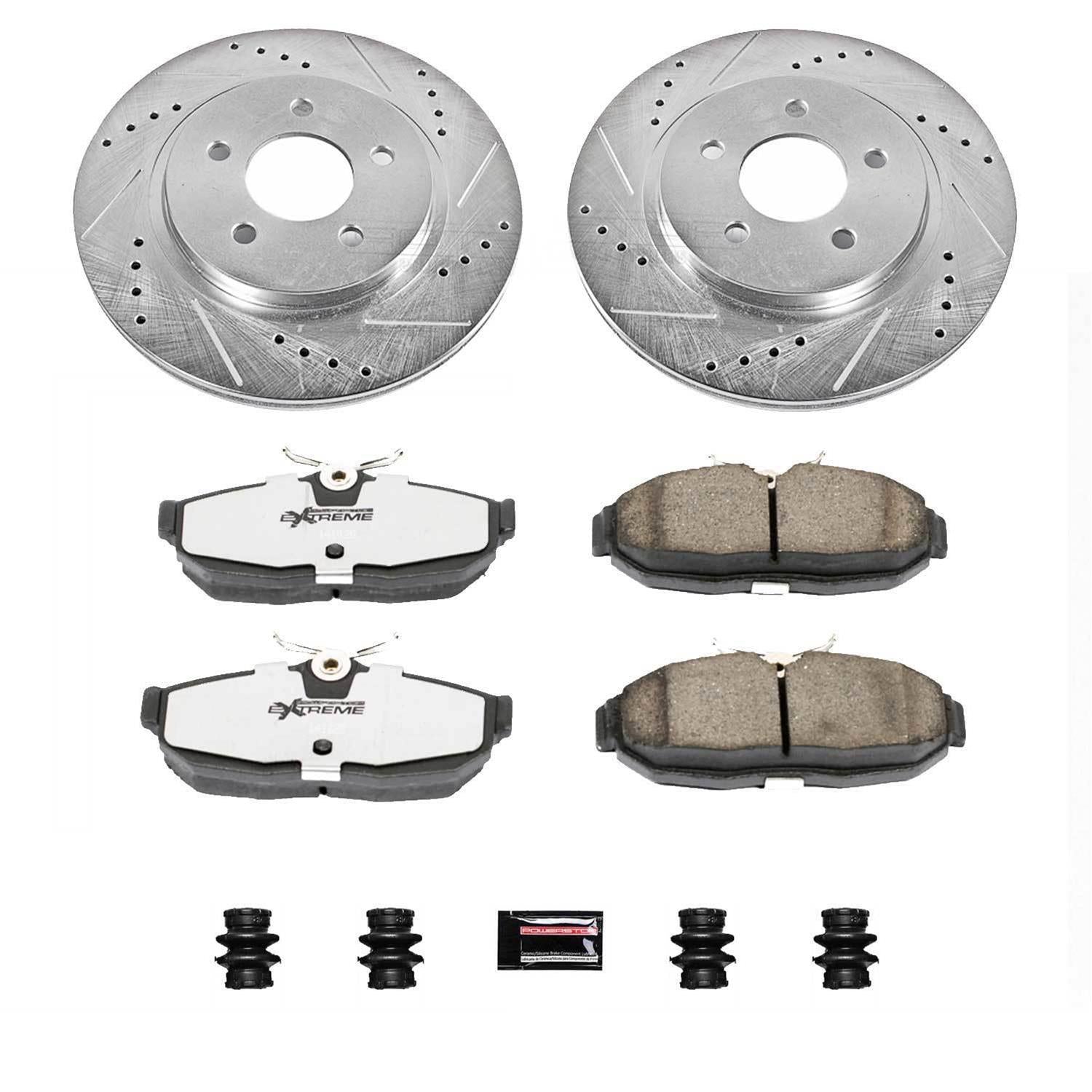 PowerStop Z26 Street Warrior Brake Upgrade Kits K1381-26 2005-2014 Mustang GT or V6