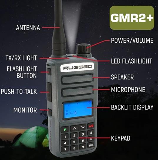 Rugged Radios Powersports Stereos GMR2-PLUS