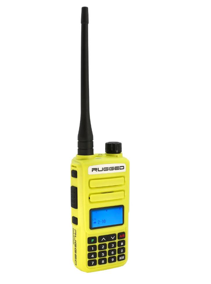 Rugged Radios High-Visibility Rugged GMR2 GMRS/FRS Handheld Radios GMR2-PLUS-HV