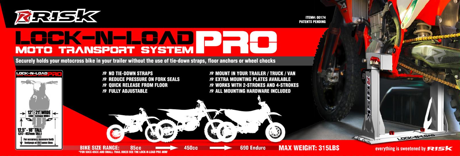 Risk Racing Lock-N-Load Pro Moto Anchoring System