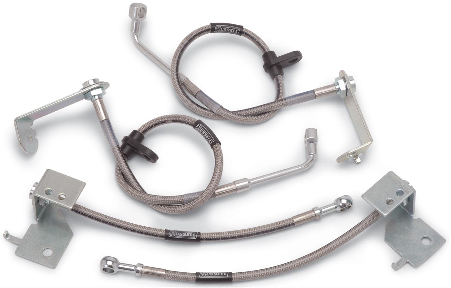 Russell Street Legal Brake Line Kits 693380 2005-2014 Mustang