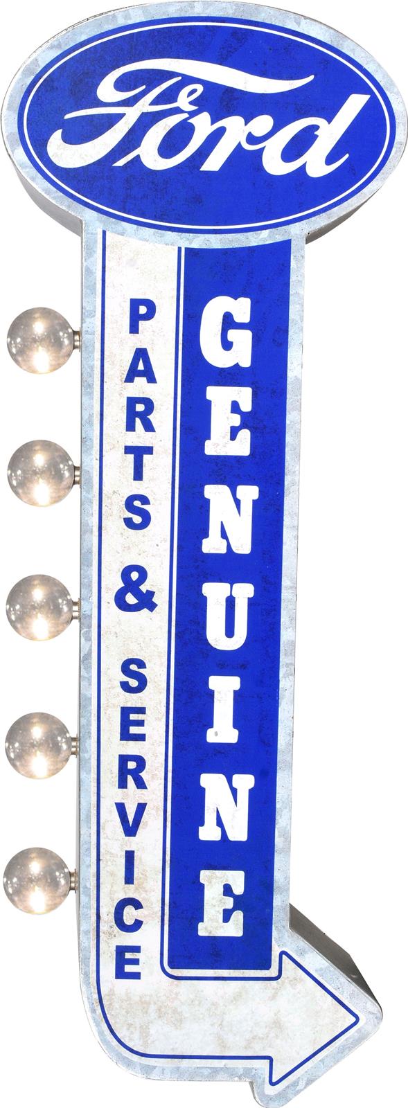 Ford Genuine Parts and Service Sign