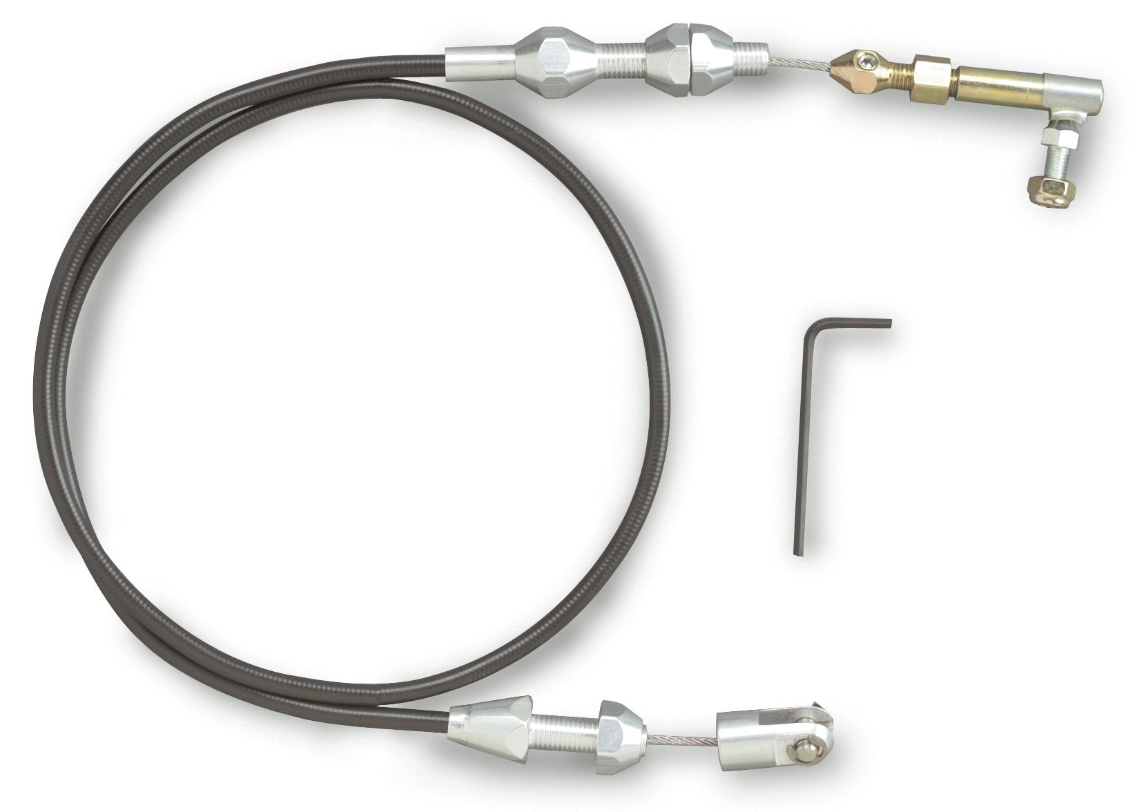 240" UNIVERSAL BLACK HOUSING THROTTLE CABLE