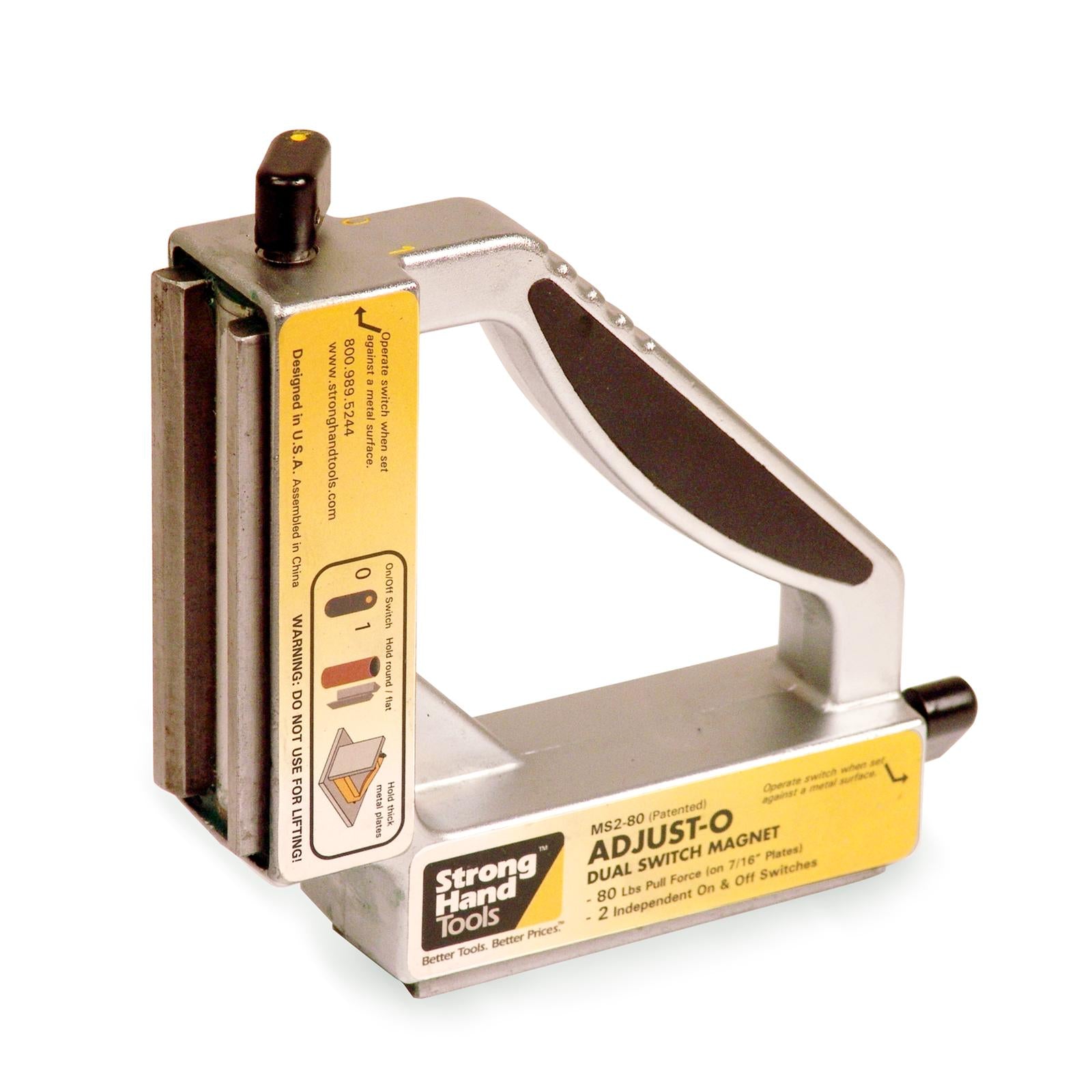 Strong Hand Tools Adjust-O Dual Switch Magnet Squares