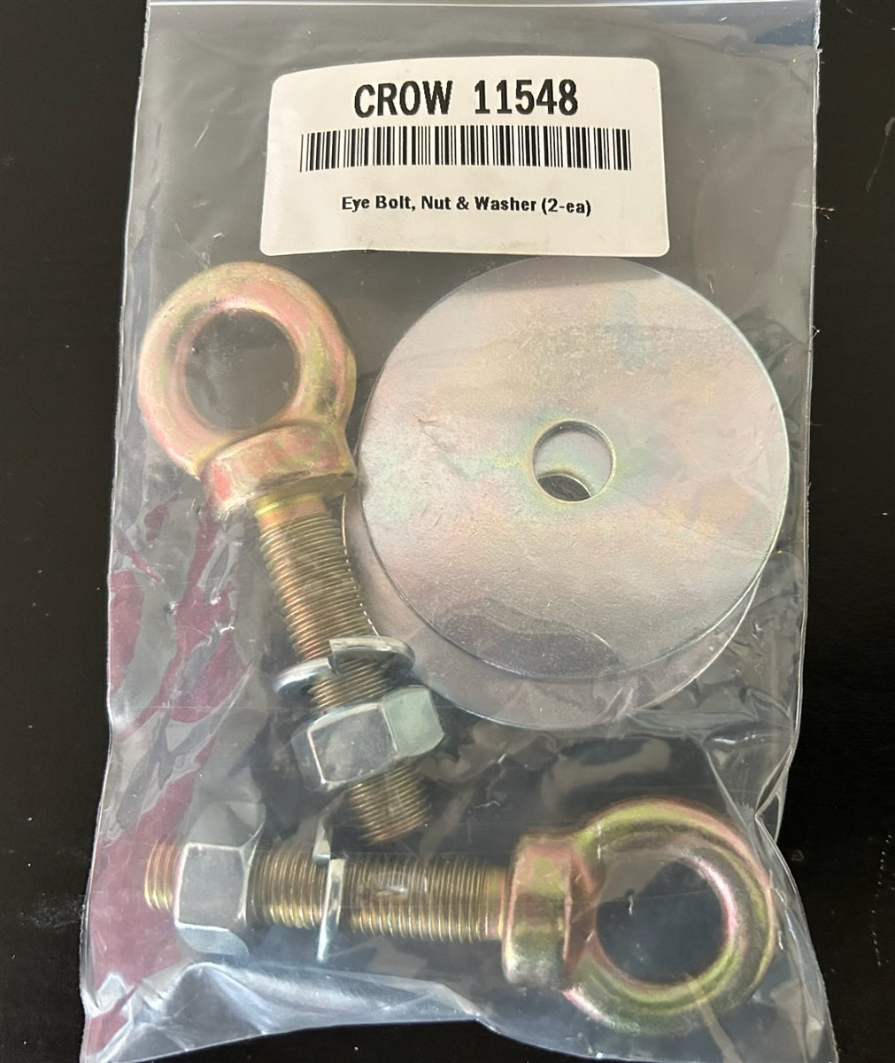 Crow Safety Gear Seat Belt Eye Bolts