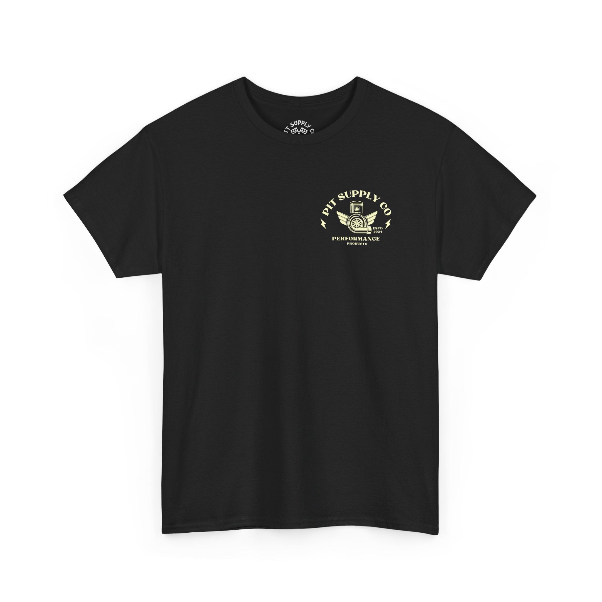Vintage Turbo Wings Unisex Tee - Pit Supply Co Design