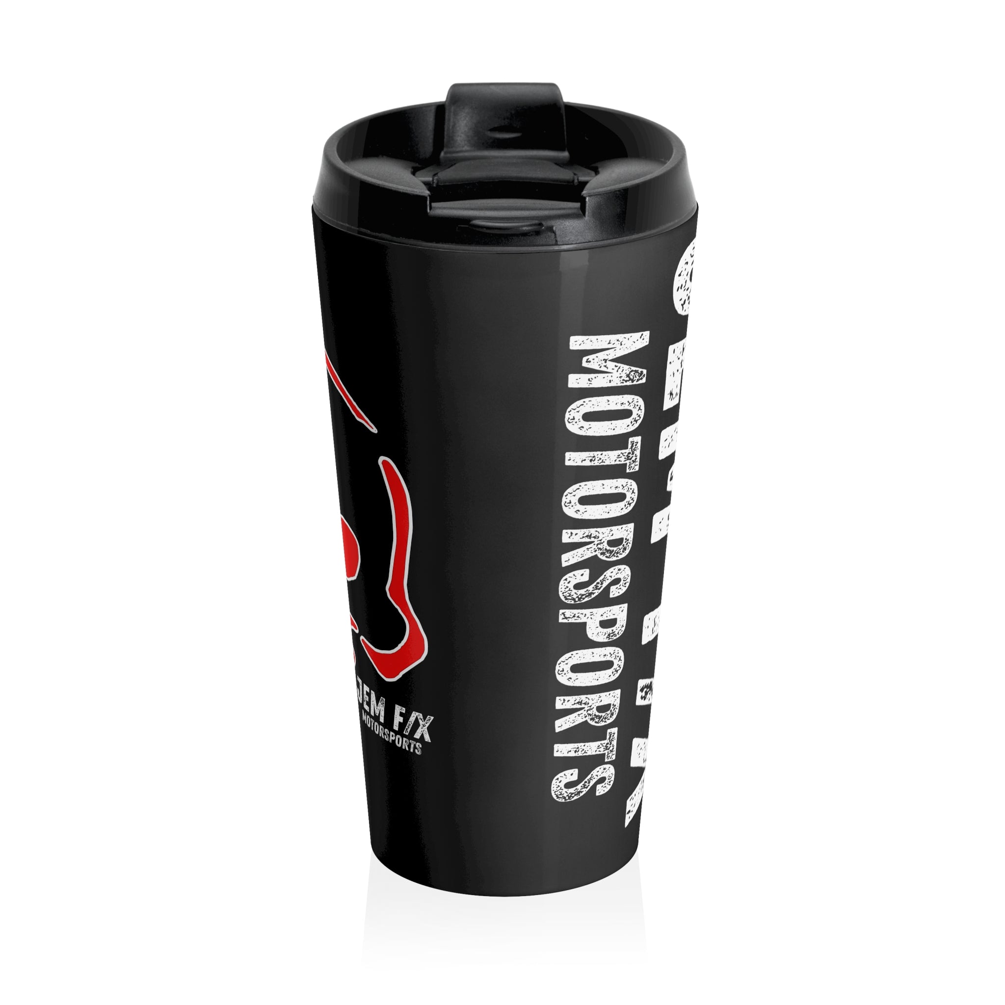 Travel Mug - Jem F/X Motorsports Skull and Distressed Logo