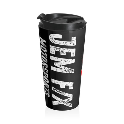 Travel Mug - Jem F/X Motorsports Skull and Distressed Logo