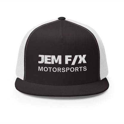 Embroidered Trucker Cap - Jem F/X Motorsports