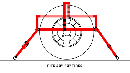 PRP Seats SpeedStrap Heavy-Duty Tire Bonnets