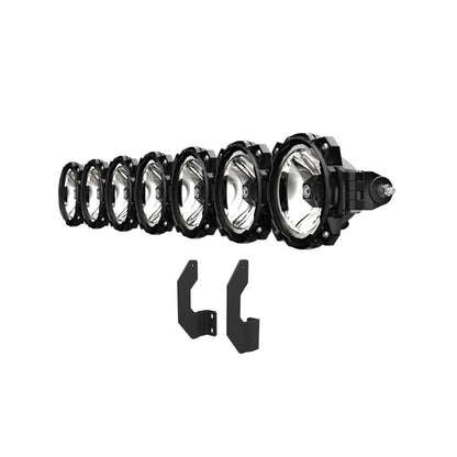 KC HiLiTES Gravity LED Pro6 Light Bar Kit 2011-2016 Ford Super Duty