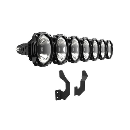 KC HiLiTES Gravity LED Pro6 Light Bar Kit 17-24 Ford Super Duty
