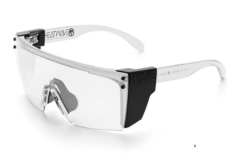 LAZER FACE GLASSES: VAPOR CLEAR FRAME CLEAR ANTI FOG LENS Z87