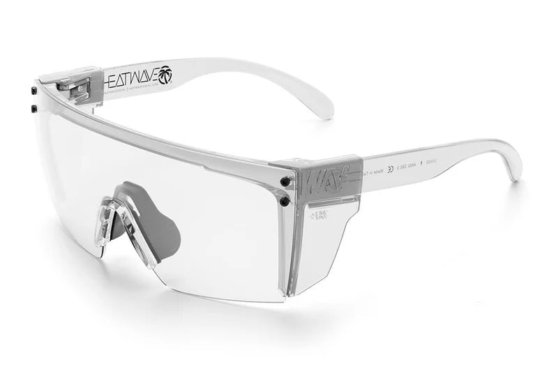 LAZER FACE GLASSES: VAPOR CLEAR FRAME CLEAR ANTI FOG LENS Z87