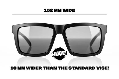 XL VISE Z87 SUNGLASSES BLACK FRAME: BLACK LENS